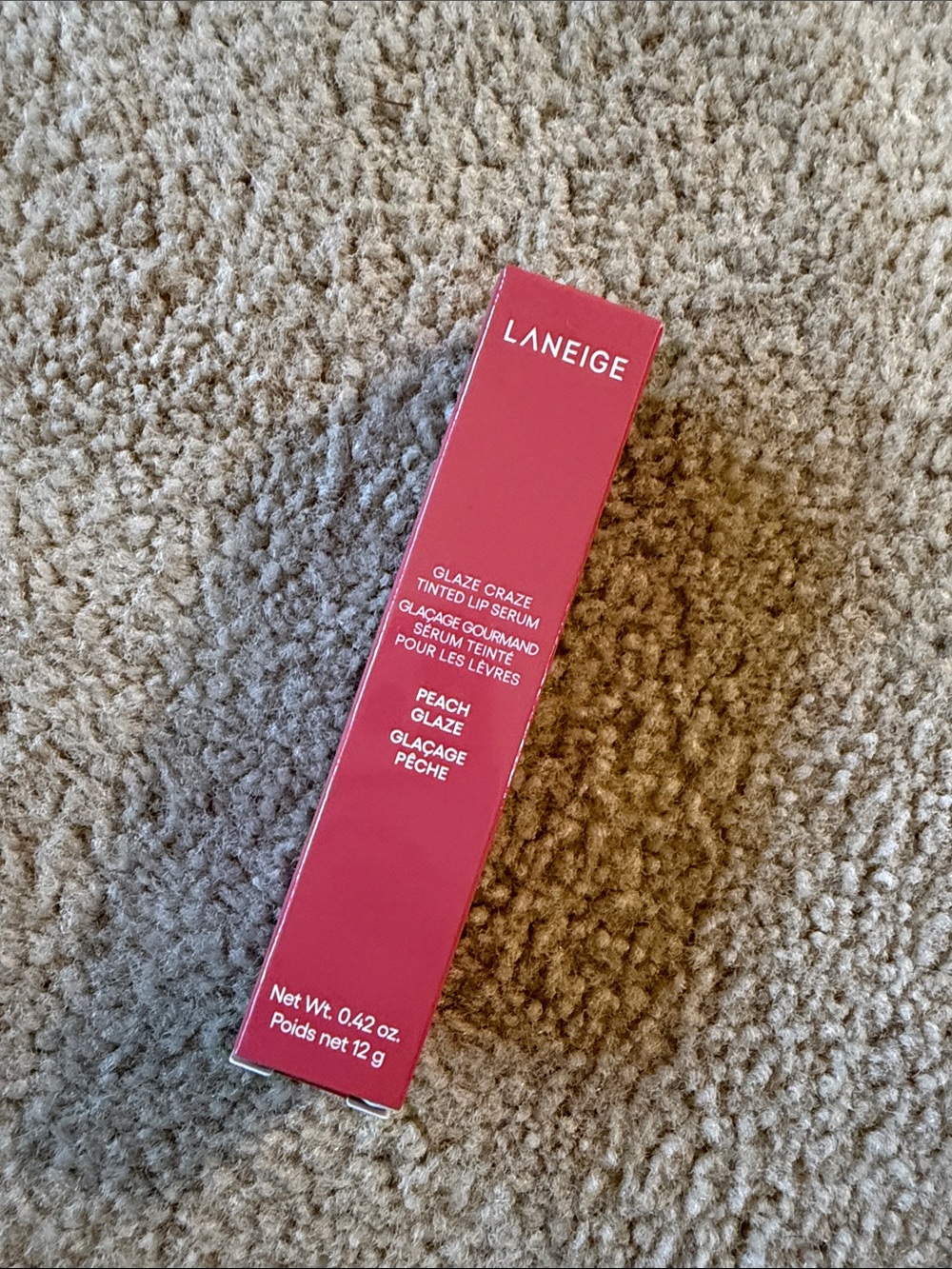 💕5/$25 LANEIGE Peach Glaze Glaze Craze Tinted Lip Serum